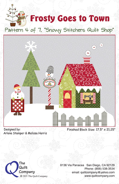 Frosty Goes to Town Block of the Month - Full Kit w/Accessory Pack