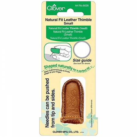 Natural Fit Leather Thimble Small - 6028cv