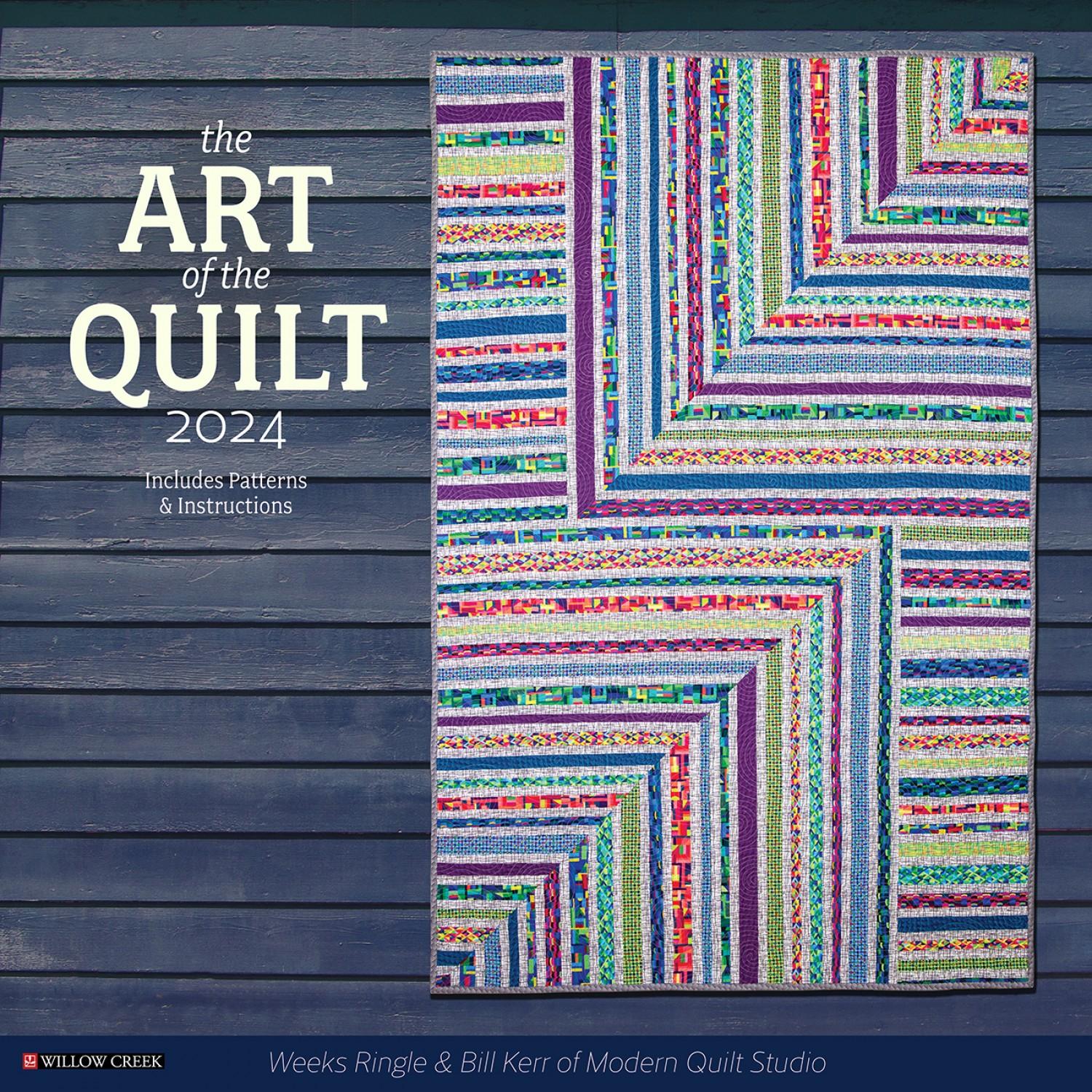 2024 Art of the Quilt Wall Calendar # WCP32169