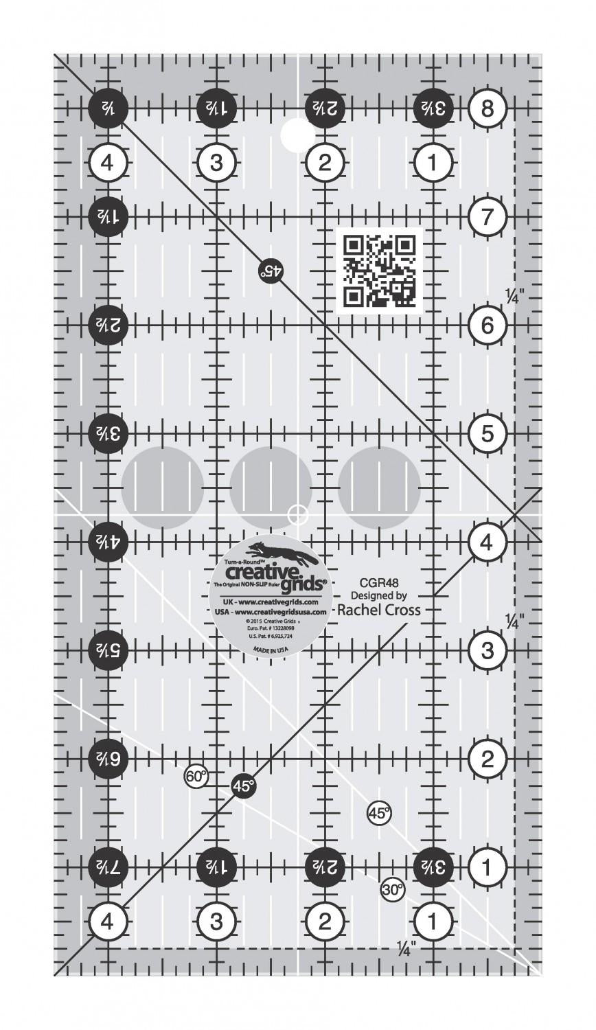 Creative Grid 4 1/2" x 8 1/2" Ruler - CGR48
