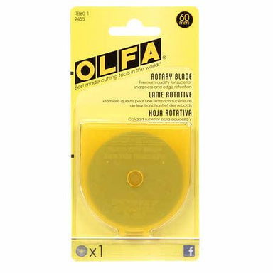 OLFA 18mm Quick-Change Rotary Cutter (RTY-4) - Rotary Fabric Cutter w/  Blade Cover for Quilting, Sewing, Crafts, Scrapbooking, Replacement Blade:  OLFA