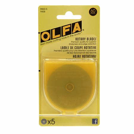 Rotary Blade - 60mm - 5 Pack -  OLFRB60-5