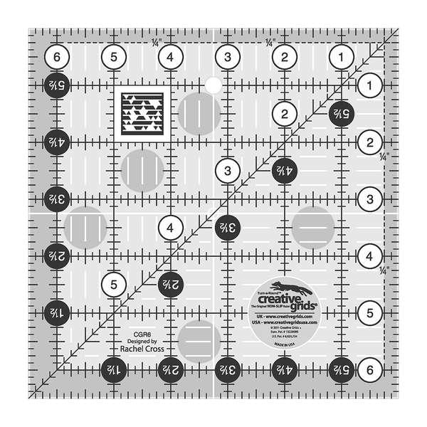Creative Grid 6 1/2  Square CGR6