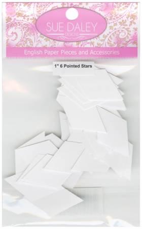 6 Pointed Star Papers - 1" - 50 pc. pack - 6PTSTAR1