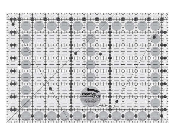 Creative Grid 8 1/2 x 12 1/2 Ruler CGR812