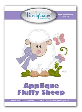 Applique Fluffy Sheep