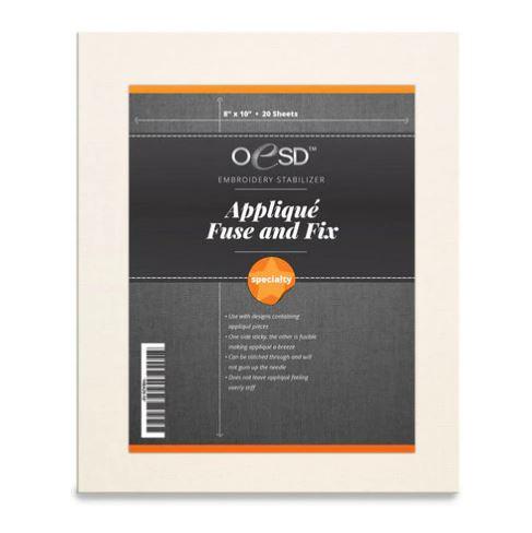 Applique Fuse and Fix Sheets 8.5inX11in - HBA20-10
