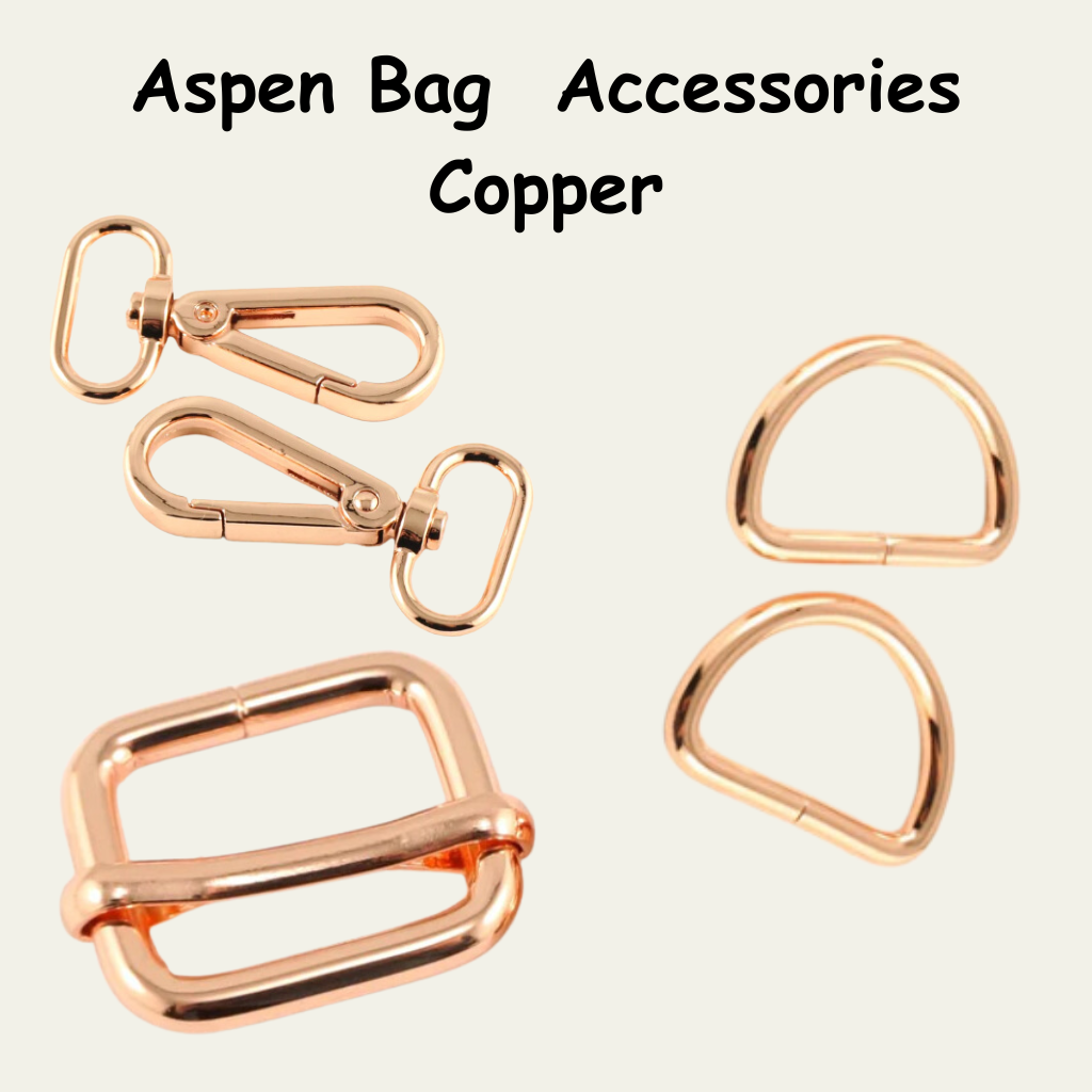 Aspen Crossbody Bag Hardware Kit - Copper