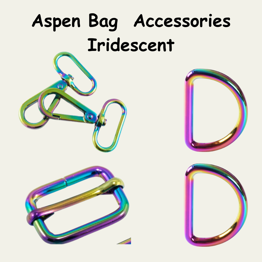 Aspen Crossbody Bag Hardware Kit - Iridescent
