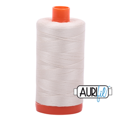 Aurifil Thread - 50wt - Silver White - MK50SC6-2309