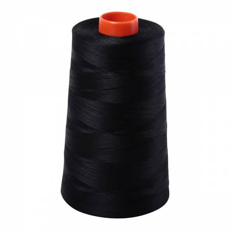Aurifil Thread (Mako) - Cone - Black - 6452 yards - MK50C02692