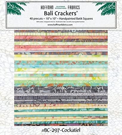 Bali Crackers 10" Squares - Cockatiel - BC 297 Cocktiel