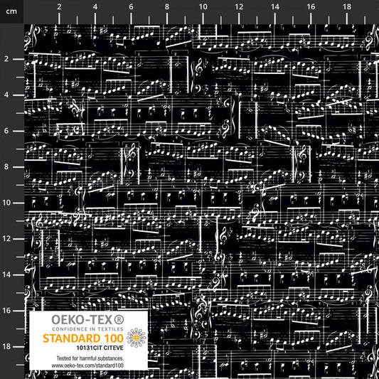 Black & White Notes - Black - 4502-607