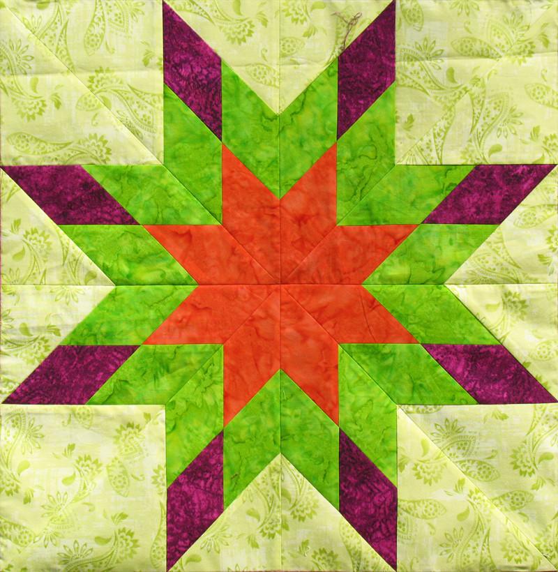 Technique Sheet - Blazing Lemoyne Star - DTEC12