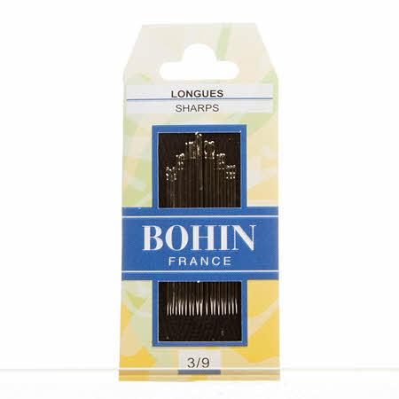 Bohin Sharps Needles Assorted Sizes 3/9