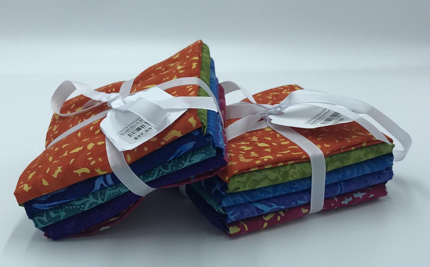 Bright Batik Fat Quarter Bundle - Assorted - 8 pack