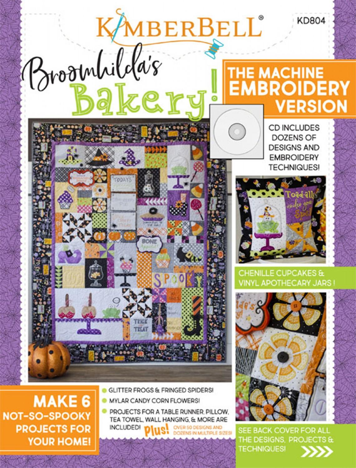 Broomhildas Bakery Machine Embroidery CD # KD804