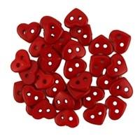 Buttons Micro Red Hearts - BG1826