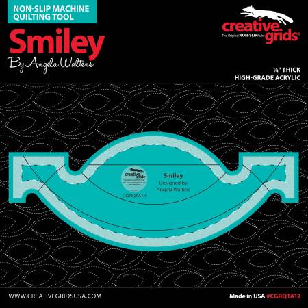 Creative Grids Machine Quilting Tool Smiley # CGRQTA12