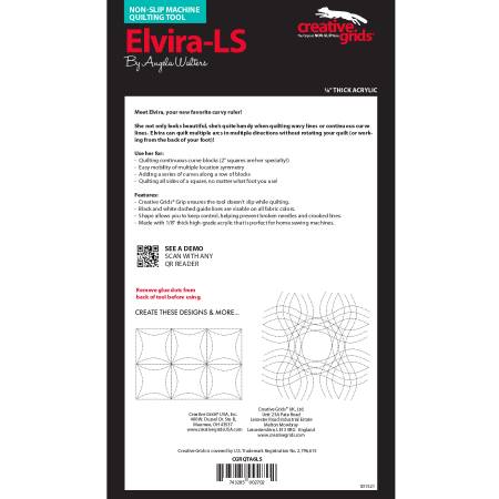 Creative Grids Low Shank Machine Quilting Tool Elvira # CGRQTA6LS - SPECIAL ORDER