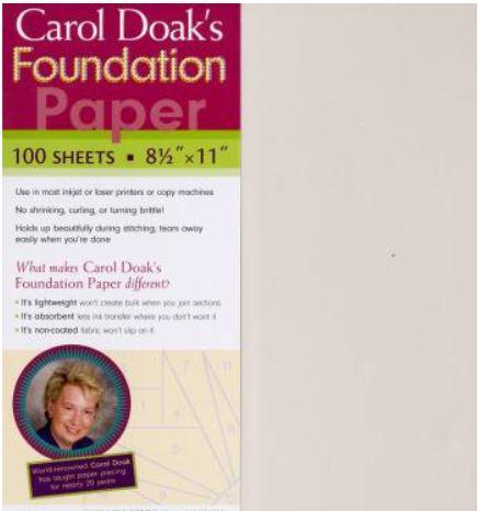 Carol Doak Foundation Paper 8.5x11 10985