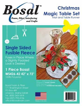 Christmas Magic Table Set Single Sided Fusible 45in x 72in # WS426B-42