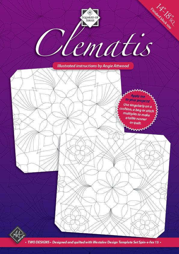 Clematis Pattern by Angela Attwood