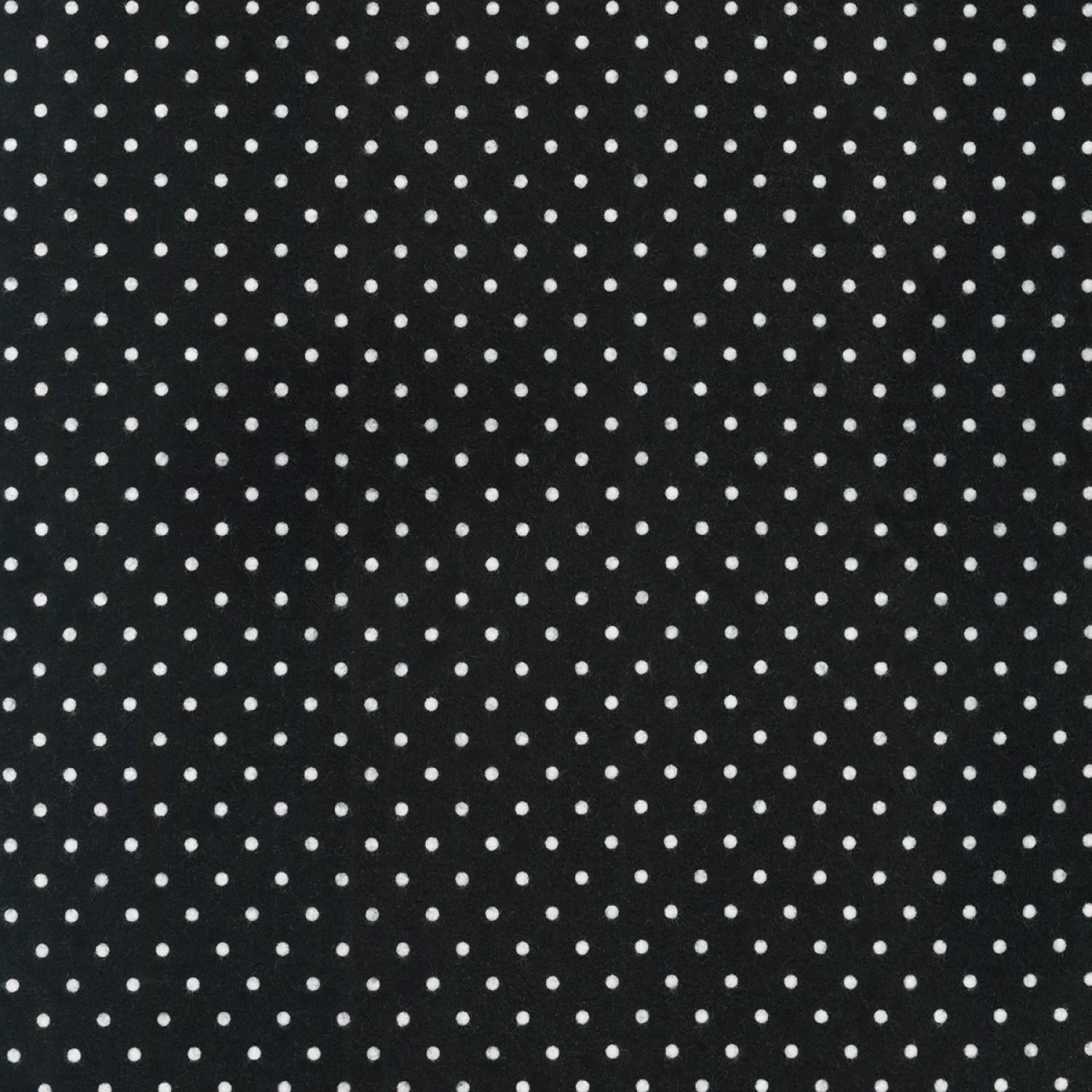 Cozy Cotton Flannel Dots - Black - 9255-2