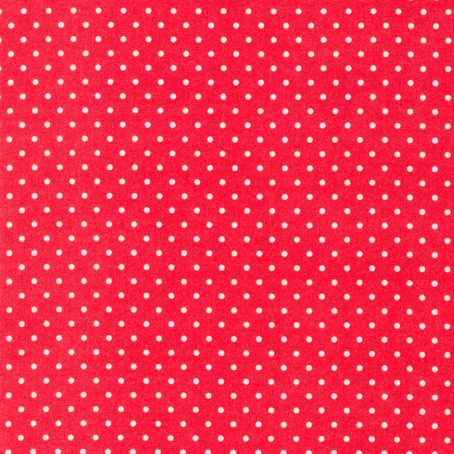 Cozy Cotton Flannel Dots - Red - 9255-3