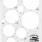 Creative Grid - The Hole Thing Circle Template - CGRTPHT