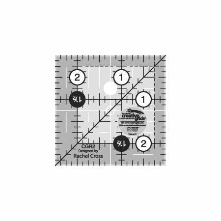 Creative Grid 2 1/2" x 2 1/2" Ruler CGR2