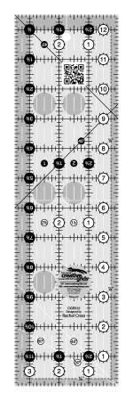 Creative Grid 3-1/2" x 12-1/2" Ruler CGR312