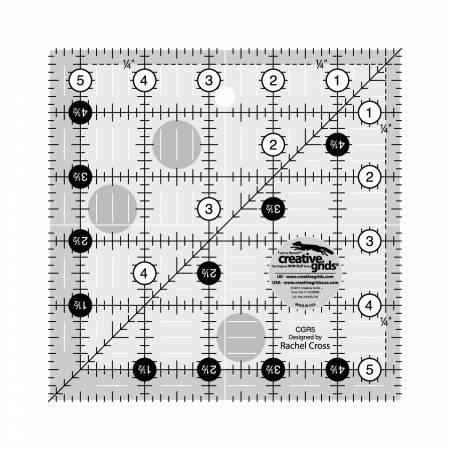 Creative Grid Ruler - 5 1/2" square - CGR5