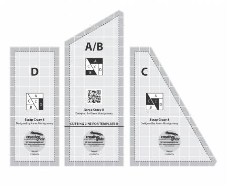 Creative Grid Scrap Crazy Templates CGRMT4