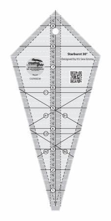 Creative Grid Starburst 30 Degree Triangle Ruler CGRISE30 - SPECIAL ORDER