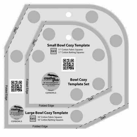 Creative Grids Bowl Cozy Template Set # CGRBOWLS