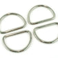 D Ring 4 pack 1" Nickel - SKD1100DRN