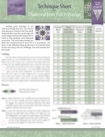 Technique Sheet - Diamond Four Patch Wedge - DTEC25