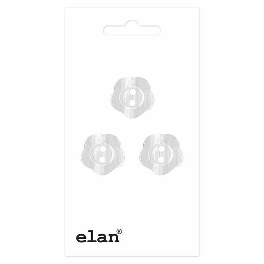 Elan 2 Hole Button - 15mm (5⁄8″) - 3 count - 050031D