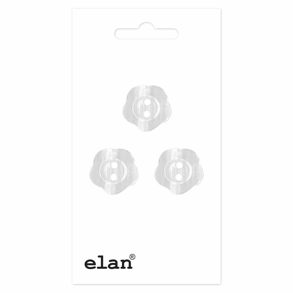 Elan 2 Hole Button - 15mm (5⁄8″) - 3 count - 050031D