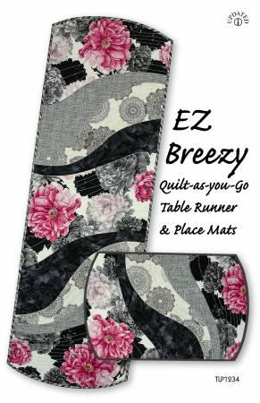 EZ Breezy Quilt-as-you-Go Table Runner & Place Mats - TLP1234
