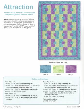 Quilts in a Jiffy 3-Yard Quilts