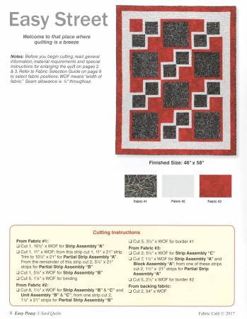 Easy Peasy 3-Yard Quilts # FC031740