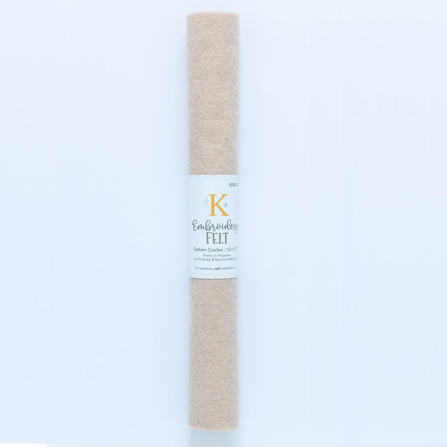 Kimberbell - Embroidery Felt Graham Cracker 12in x 18in # KDKB1269