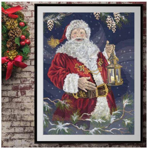 Enchanted Santa Tiling Scene - 80316D - Special Order