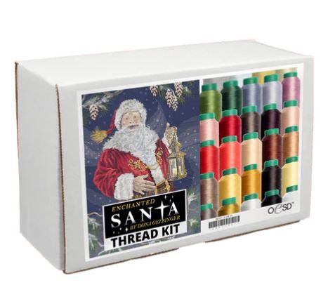 Enchanted Santa Tiling Scene Thread Kit - IS80316KIT - Special Order