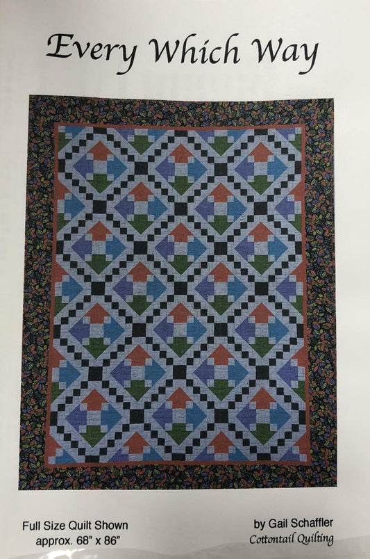 Every Which Way Full or Throw Quilt
