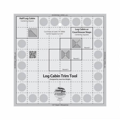 Creative Grid Log Cabin Trim Tool for 8" Finished CGRJAW1