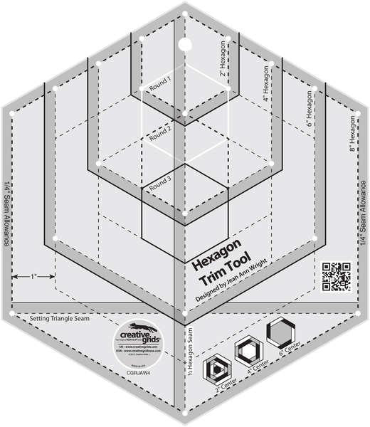 Creative Grid Hexagon Trim Tool CGRJAW4