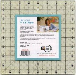 Quilters Select Ruler - 8" Square - QSEQS-RUL8x8 - SPECIAL ORDER